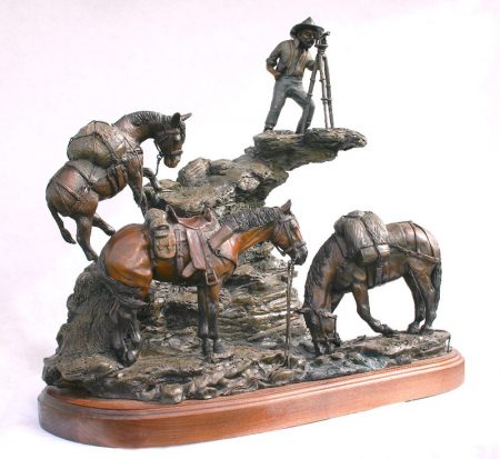 Commissioned bronze by Diane M Anderson